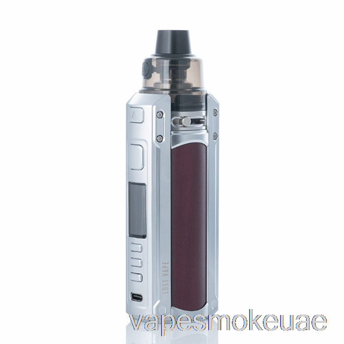 Vape Uae Lost Vape Ursa Quest 100w Pod Mod Kit ستانلس / خشب القلب الأرجواني